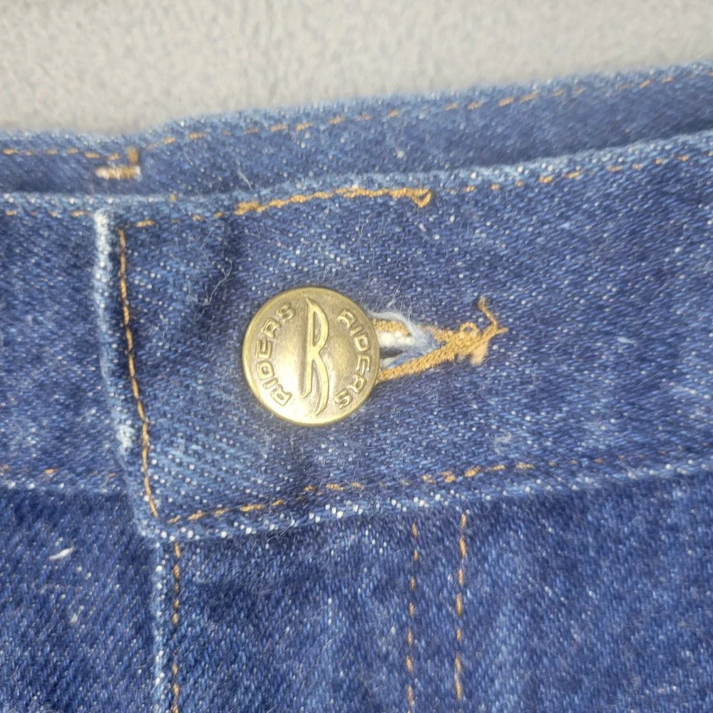 Riders Jeans Mens 34x30 Straight Leg Classic Fit Zip Fly Made in USA Vintage 90s